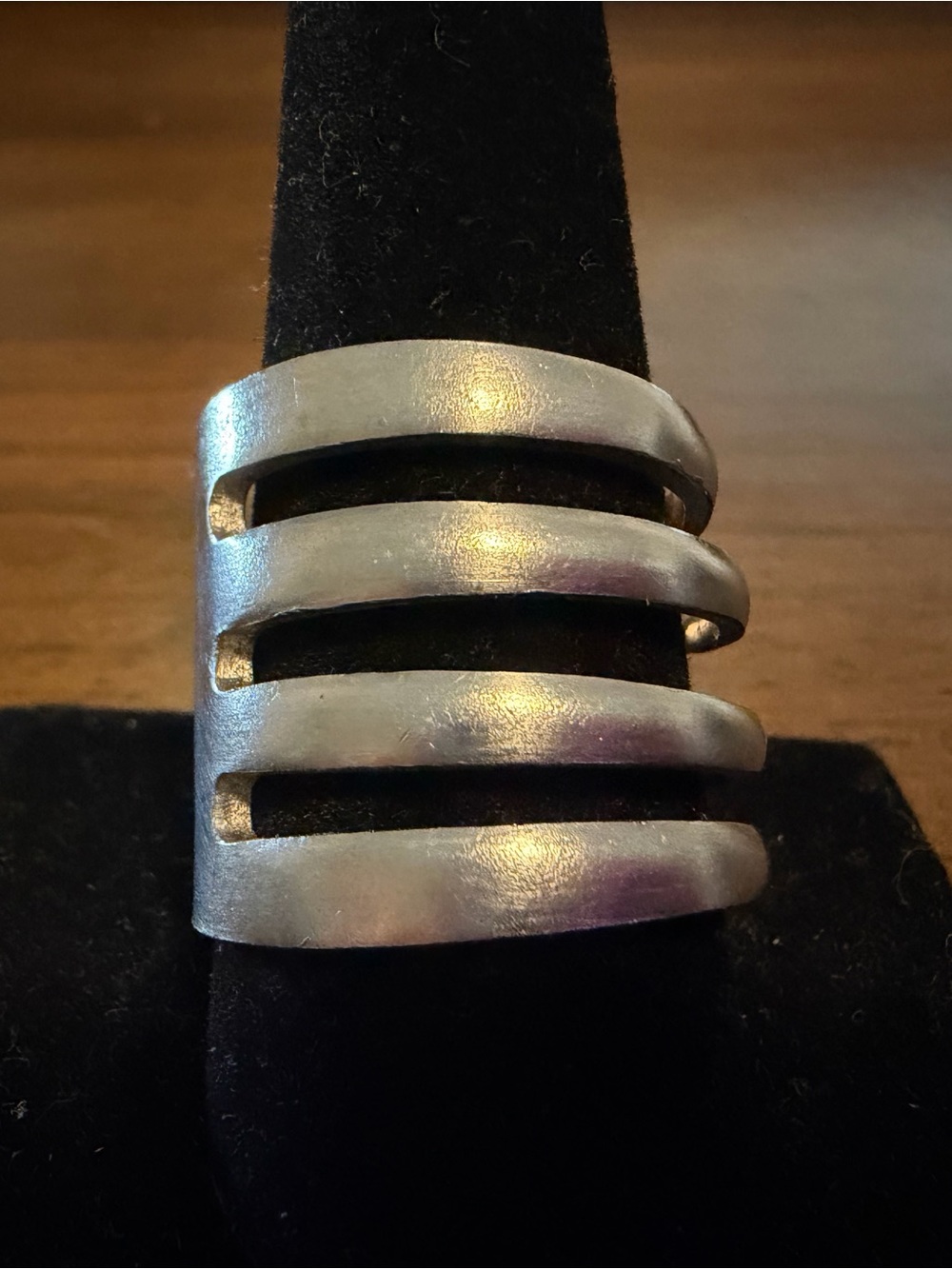 Stainless Fork Ring Size 9.5